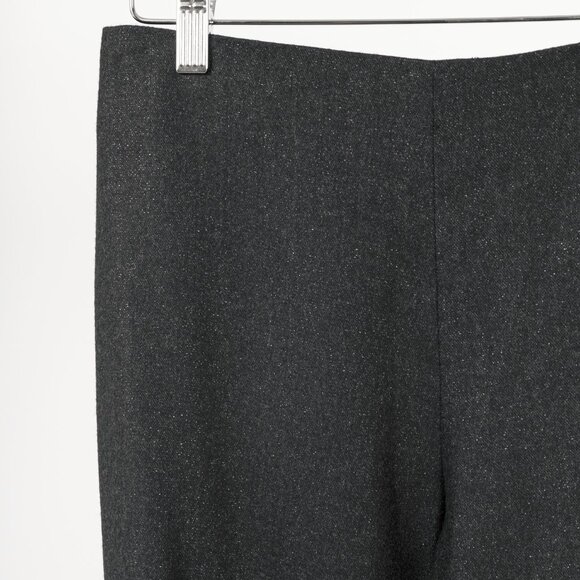 Brunello Cucinelli Black Metallic Wool-Blend Trousers - Picture 4 of 9